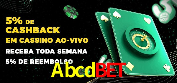 Promoções do cassino ao Vivo Abcdbet
